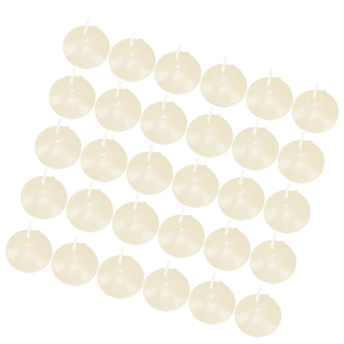 30 Pieces Unscented Floating Candles Tealights Candles Home Decoration for Celebration Valentines Halloween Christmas Bathtub